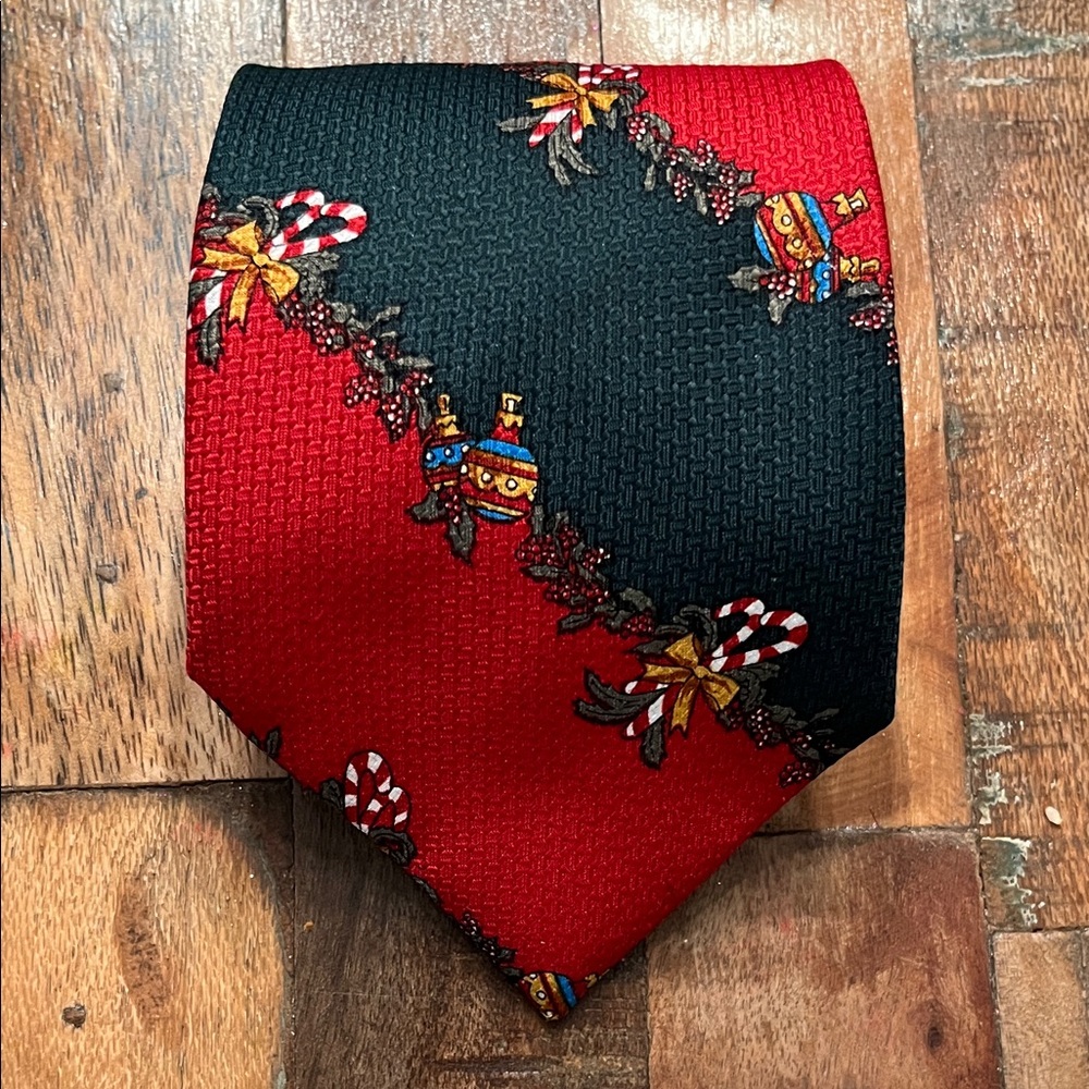 Ugly Christmas neck tie men’s holiday party costume